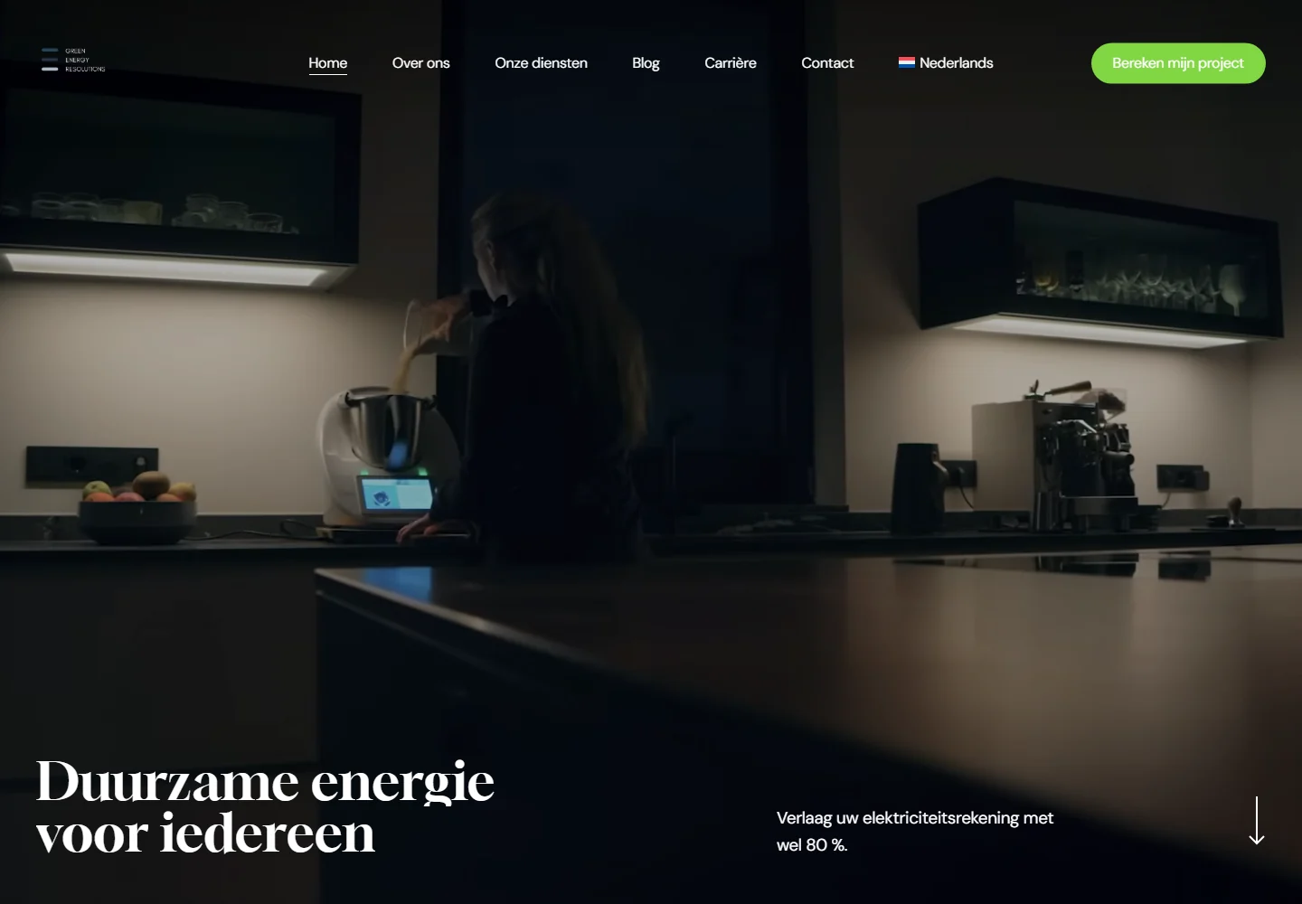 Actual desktop screenshot of Green Energy Resolutions